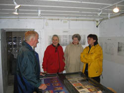 Inside the bunker there is plenty of information about the war on Hemnskjel and the surrounding area