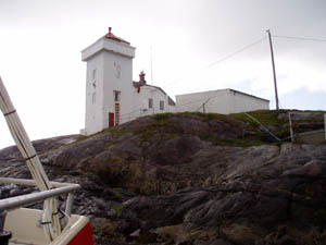 Terningen lighthouse where the body of S/L Webster from Halifax W1043 was recovered