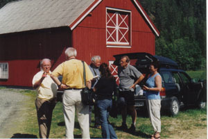 Talking at Vikvang Farm