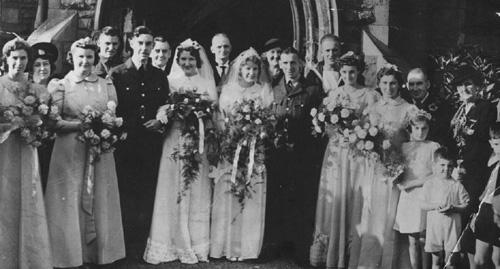 Wedding of Sgt Riley and Joyce Chapman