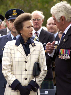 HRH The Princess Royal and Andy Brown