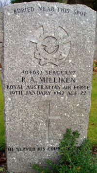 Grave of R A Milliken