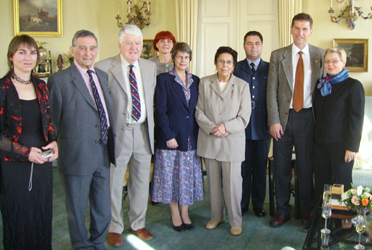 Our party at the British Embassy in Prague